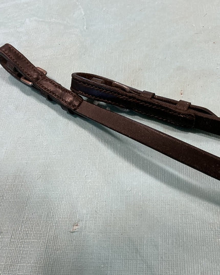 Reins English Black Leather