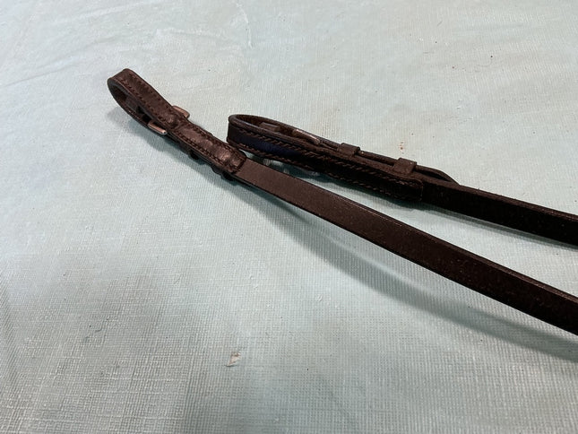 Reins English Black Leather