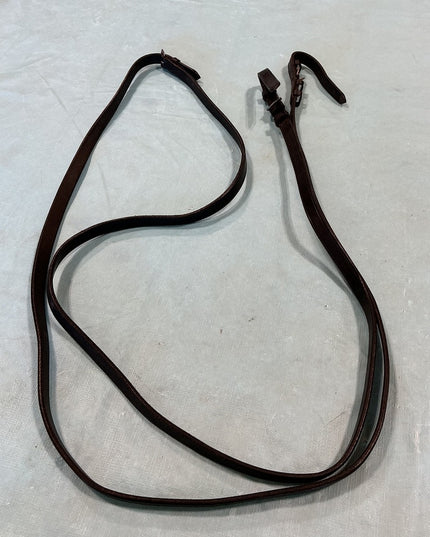 Reins English Black Leather