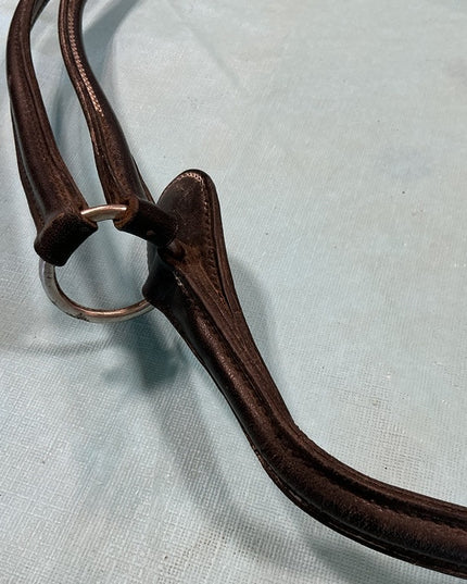 Breast Collar English Black Leather