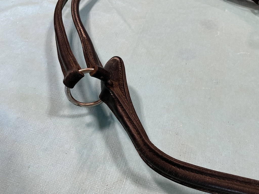 Breast Collar English Black Leather