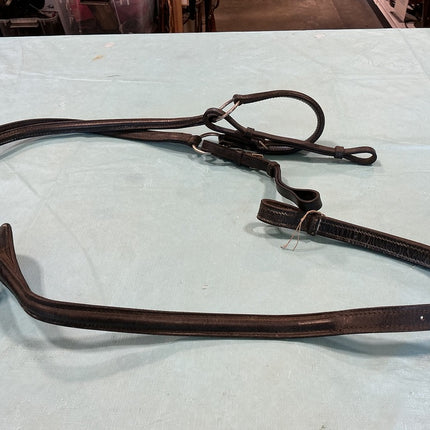 Breast Collar English Black Leather