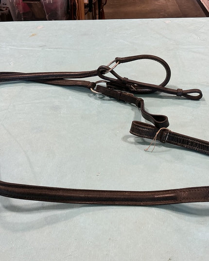 Breast Collar English Black Leather
