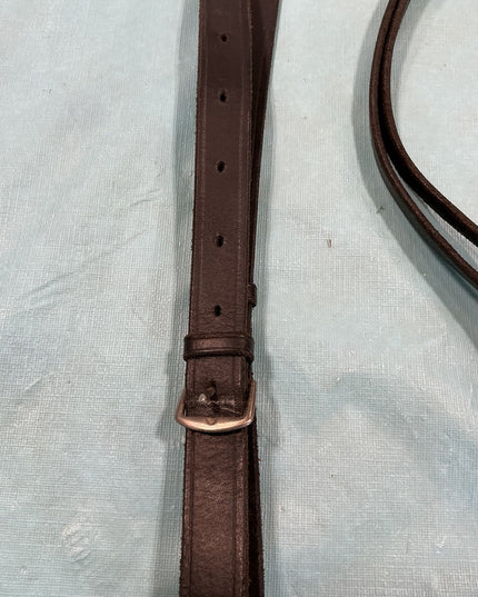 Breast Collar English Black Leather