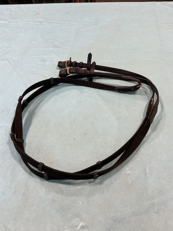 English Reins – Black Nylon/Leather (B) | Used, Good