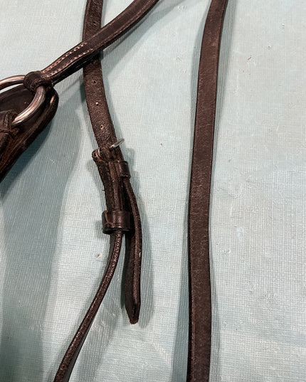 Breast Collar English Black Leather