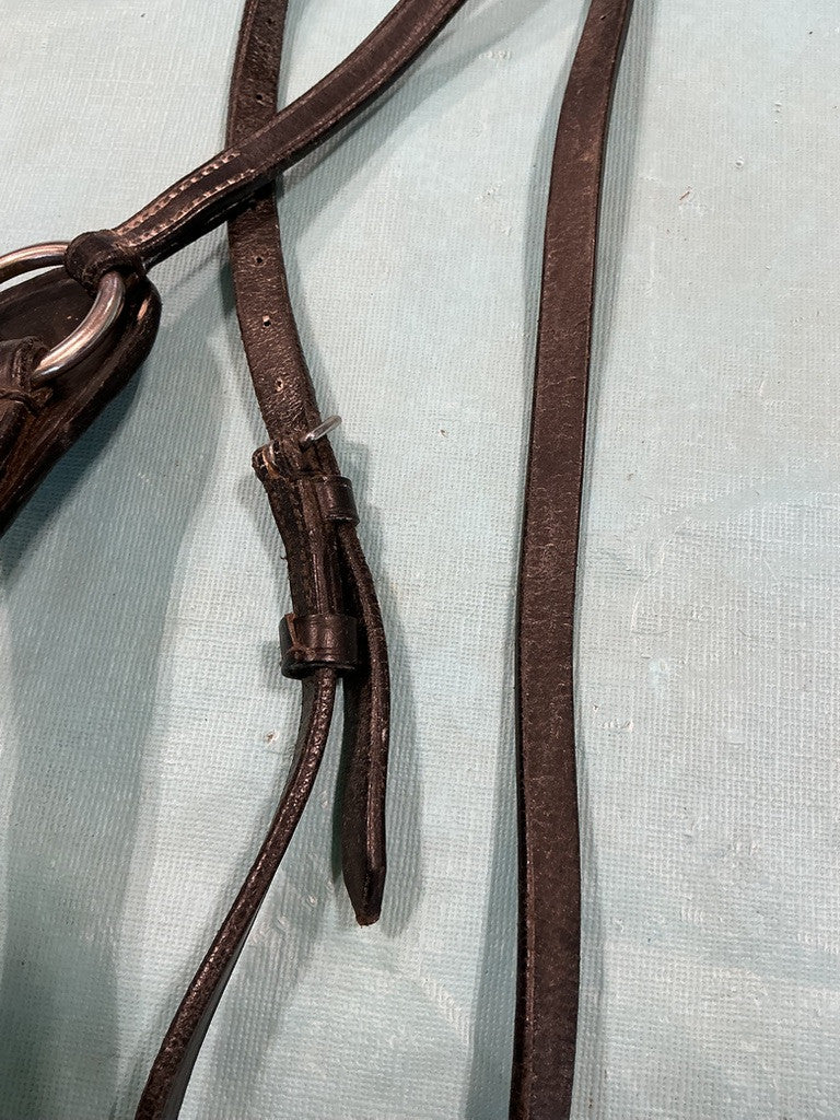 Breast Collar English Black Leather