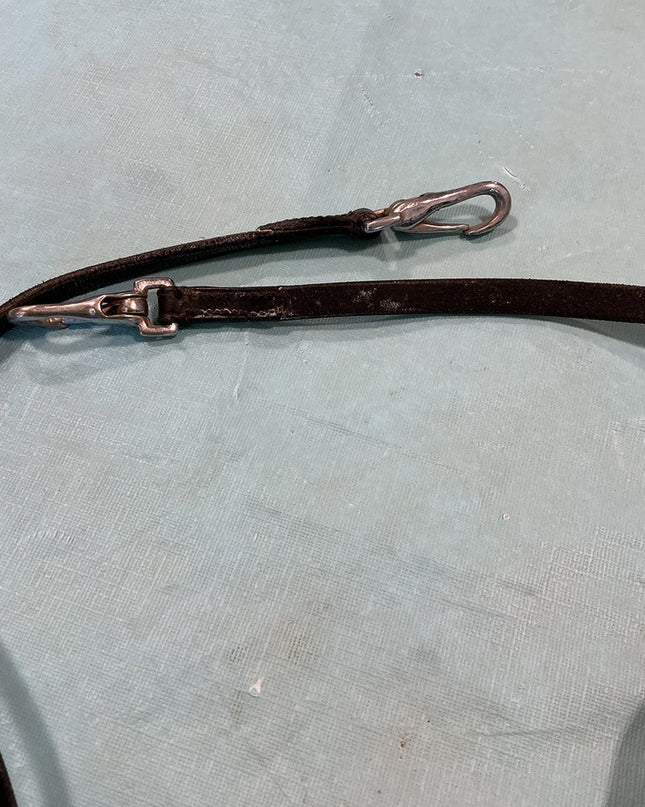 Breast Collar English Black Leather