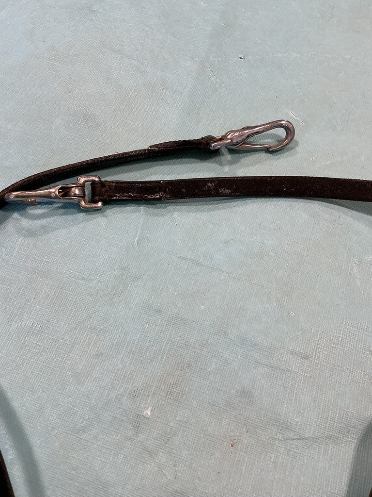 Breast Collar English Black Leather