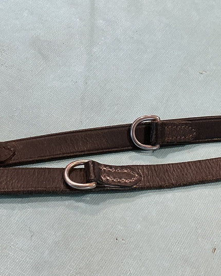 Reins English Nylon/Leather Black
