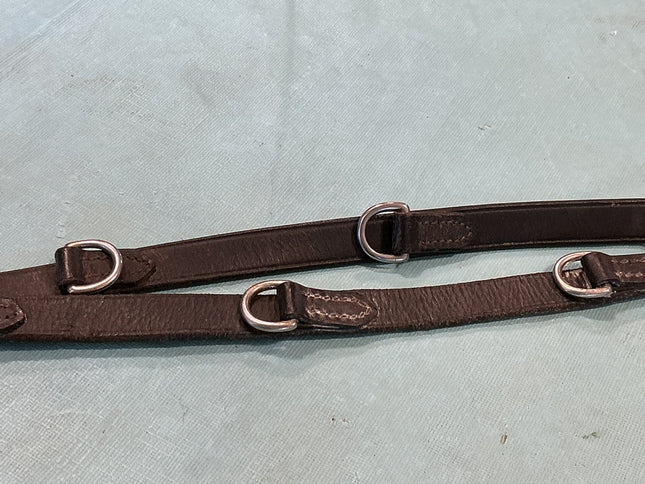 Reins English Nylon/Leather Black