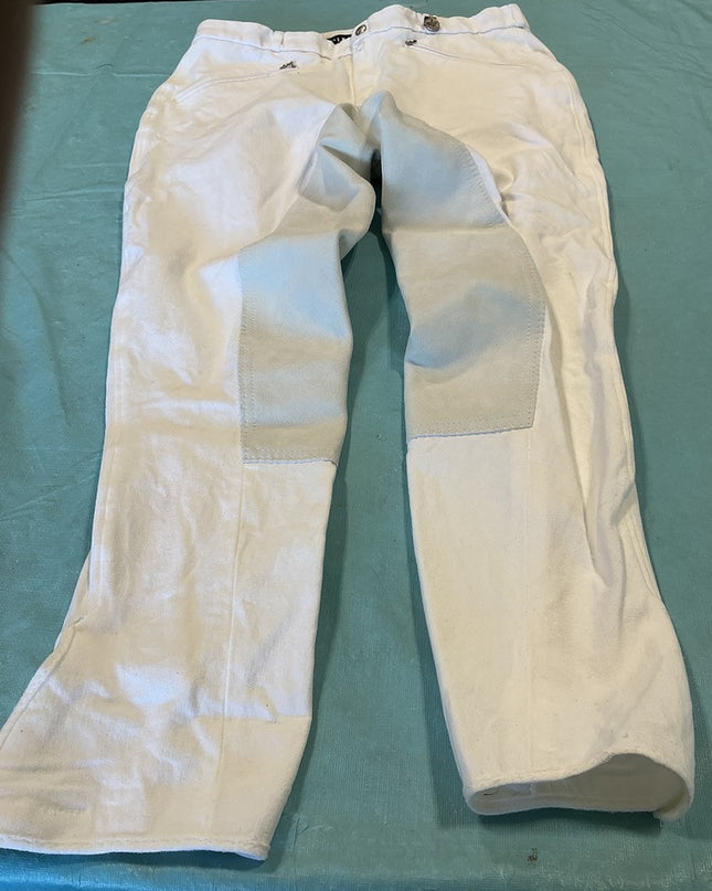 Breeches Pikeur White Show Size 38