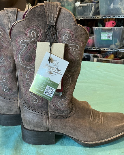 Cowboy Boots Womens Ariat Size 8.5 B Med