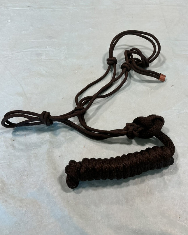 halter rope black