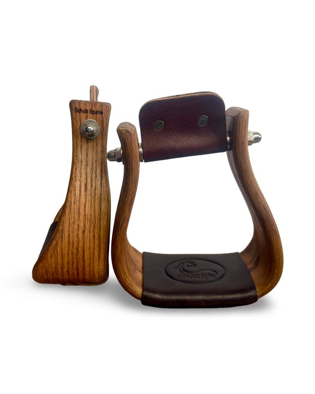 Wooden Stirrups- Oakwood Roping Style