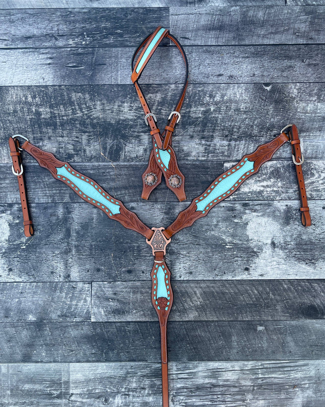 Bonanza Headstall and Breast Collar Set