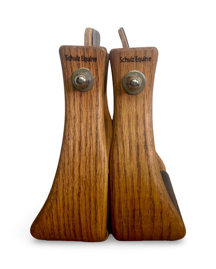 Wooden Stirrups- Oakwood Roping Style
