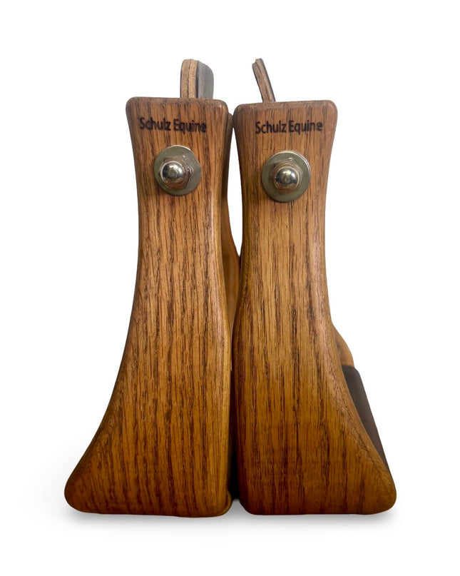 Wooden Stirrups- Oakwood Roping Style