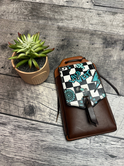 Back Cinch Phone Holder – Schulz Equine, Turquoise Glass | New with Tags