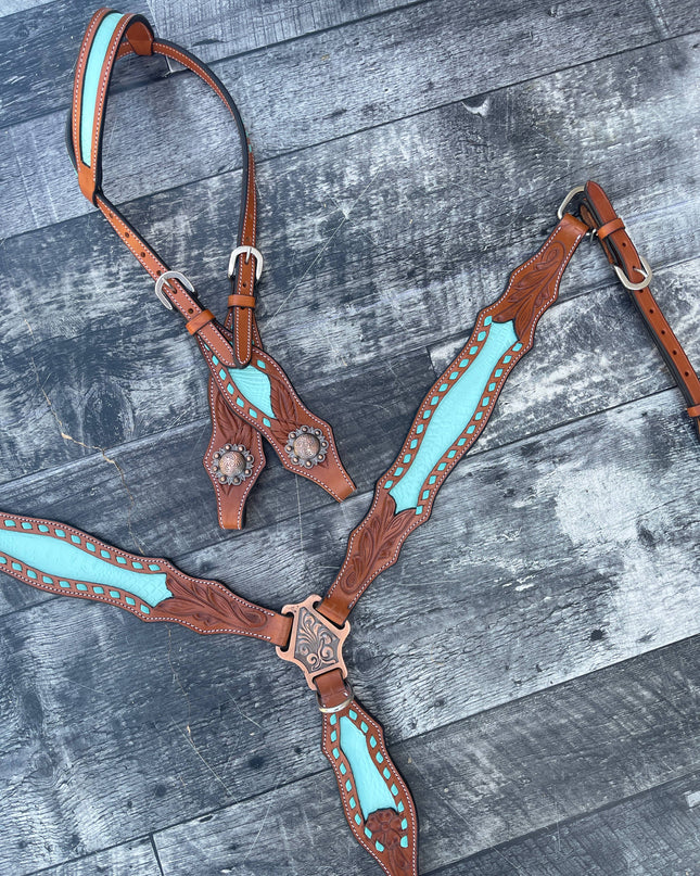Bonanza Headstall and Breast Collar Set