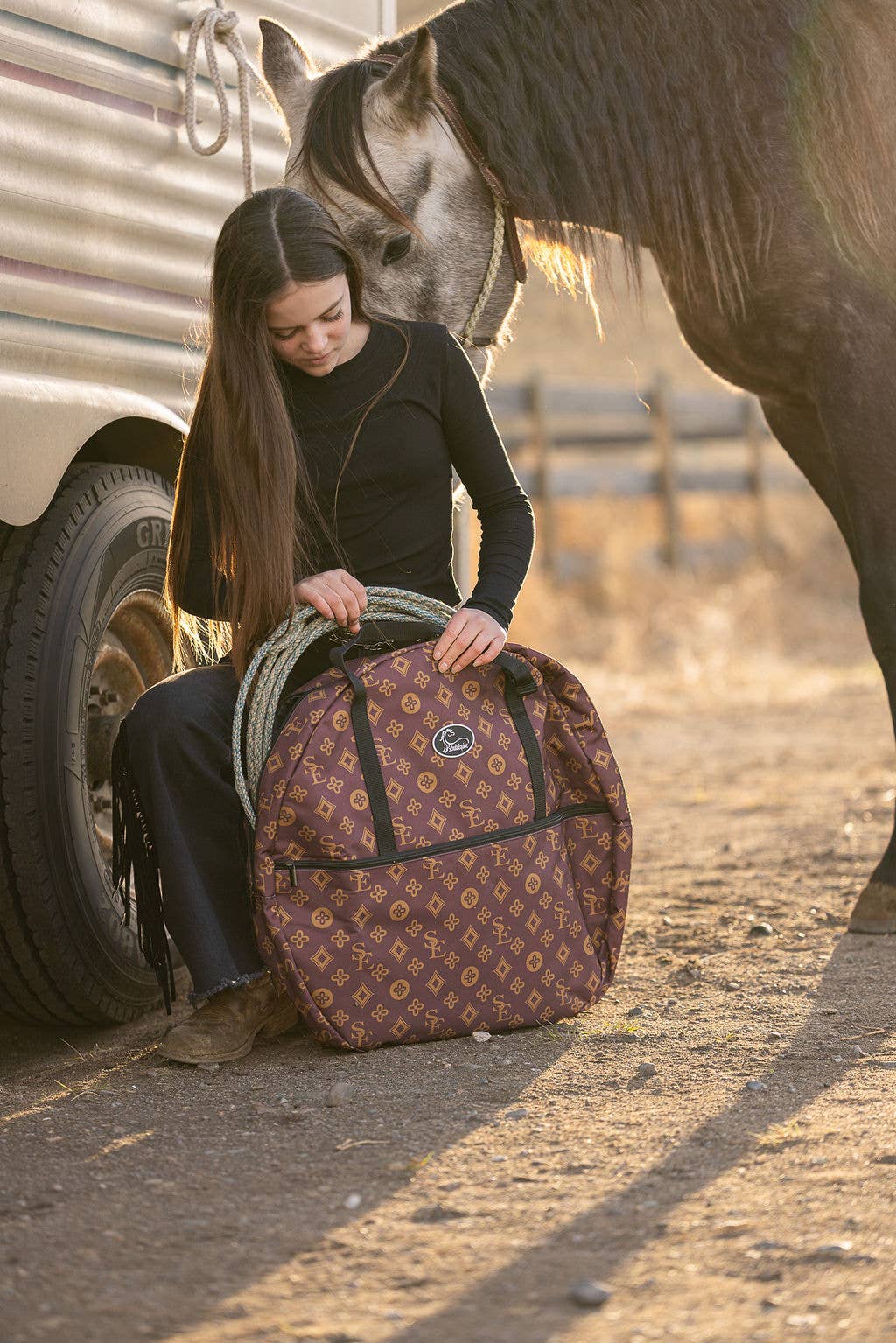 Padded Rope Bag: Route 66