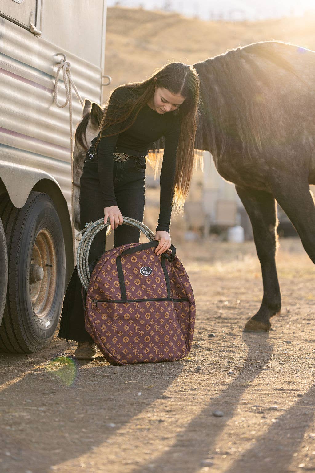 Padded Rope Bag: Route 66