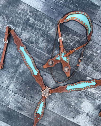 Bonanza Headstall and Breast Collar Set
