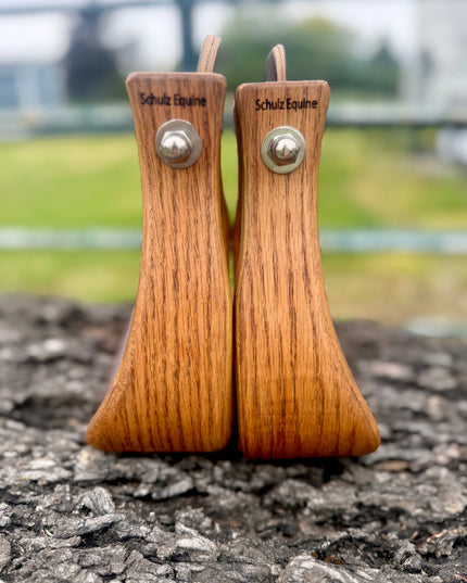 Wooden Stirrups- Oakwood Roping Style