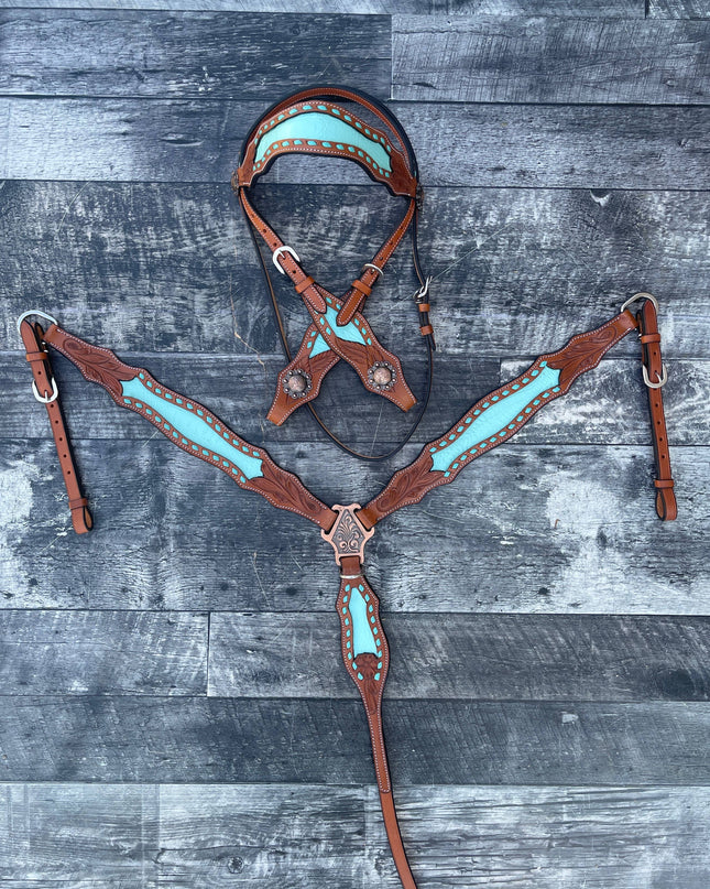 Bonanza Headstall and Breast Collar Set