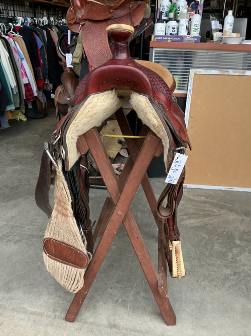 Western Saddle – Rocky Mountain Saddlery S16.5" G7" with Cinch | Used, Very Good