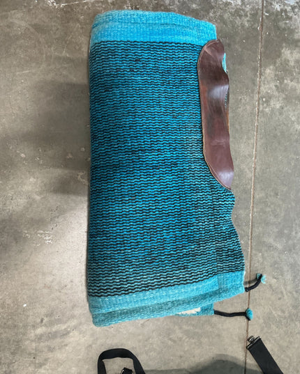 Western Saddle Pad Turquoise