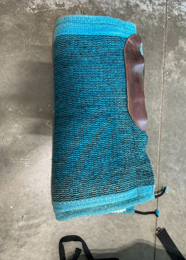 Western Saddle Pad Turquoise 34X36