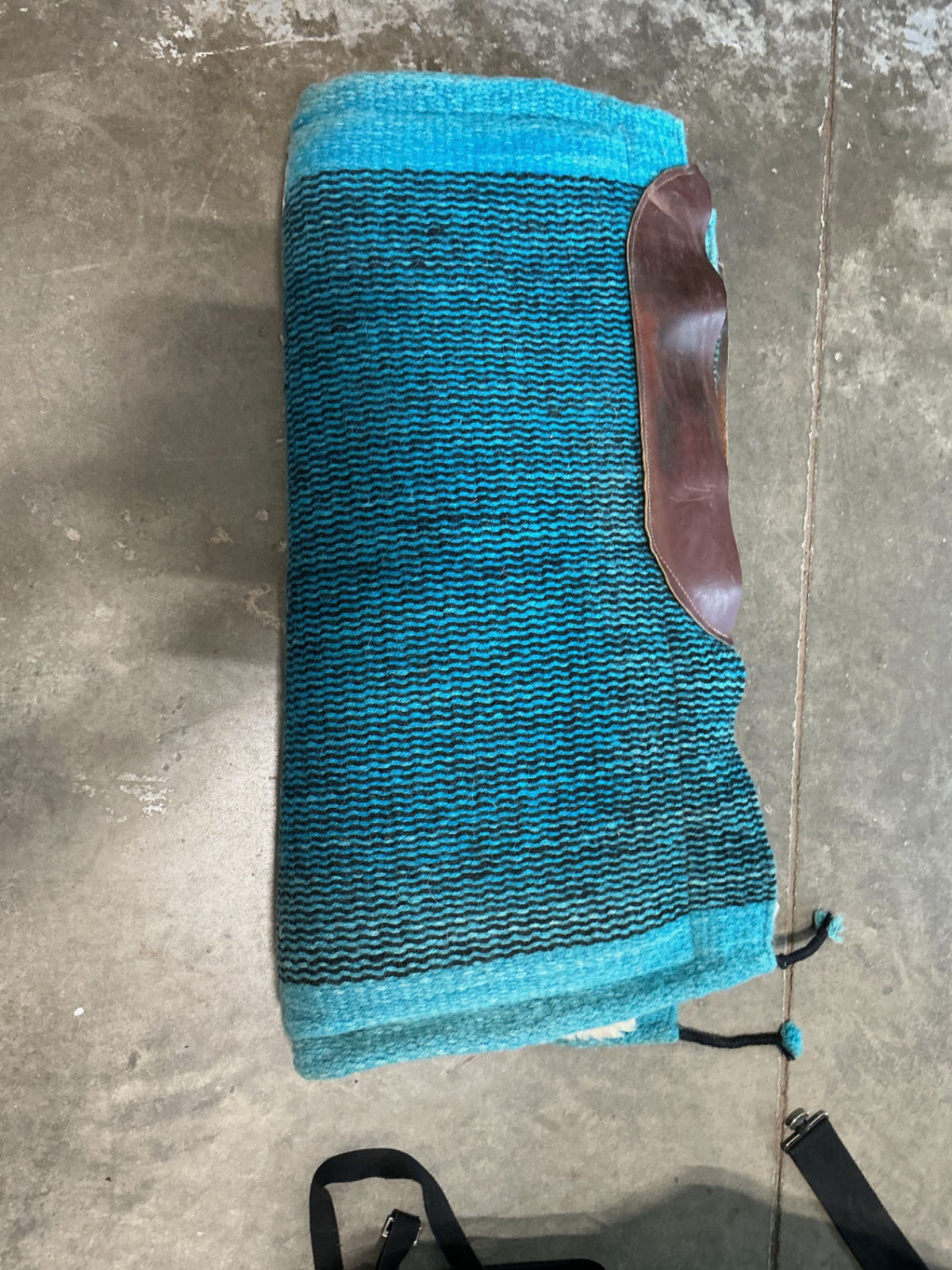 Western Saddle Pad Turquoise 34X36