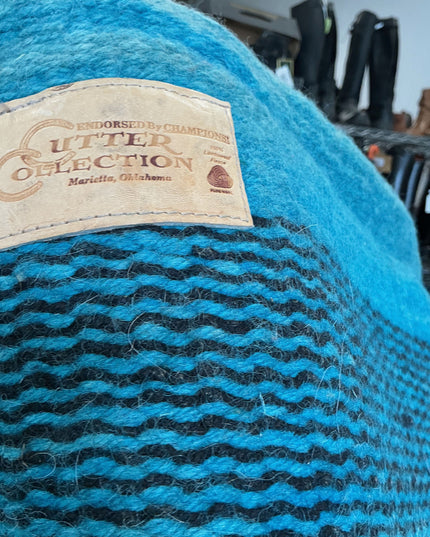 Western Saddle Pad Turquoise