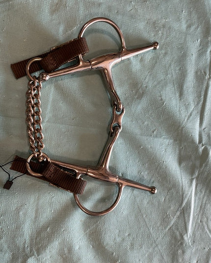 Bit Full Cheek dogBone With Chain Metlab 5.25"