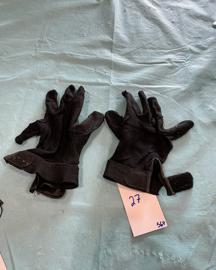 English Riding Gloves *Ripped See Pictures *