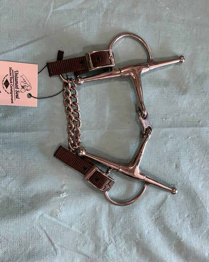Bit Full Cheek dogBone With Chain Metlab 5.25"