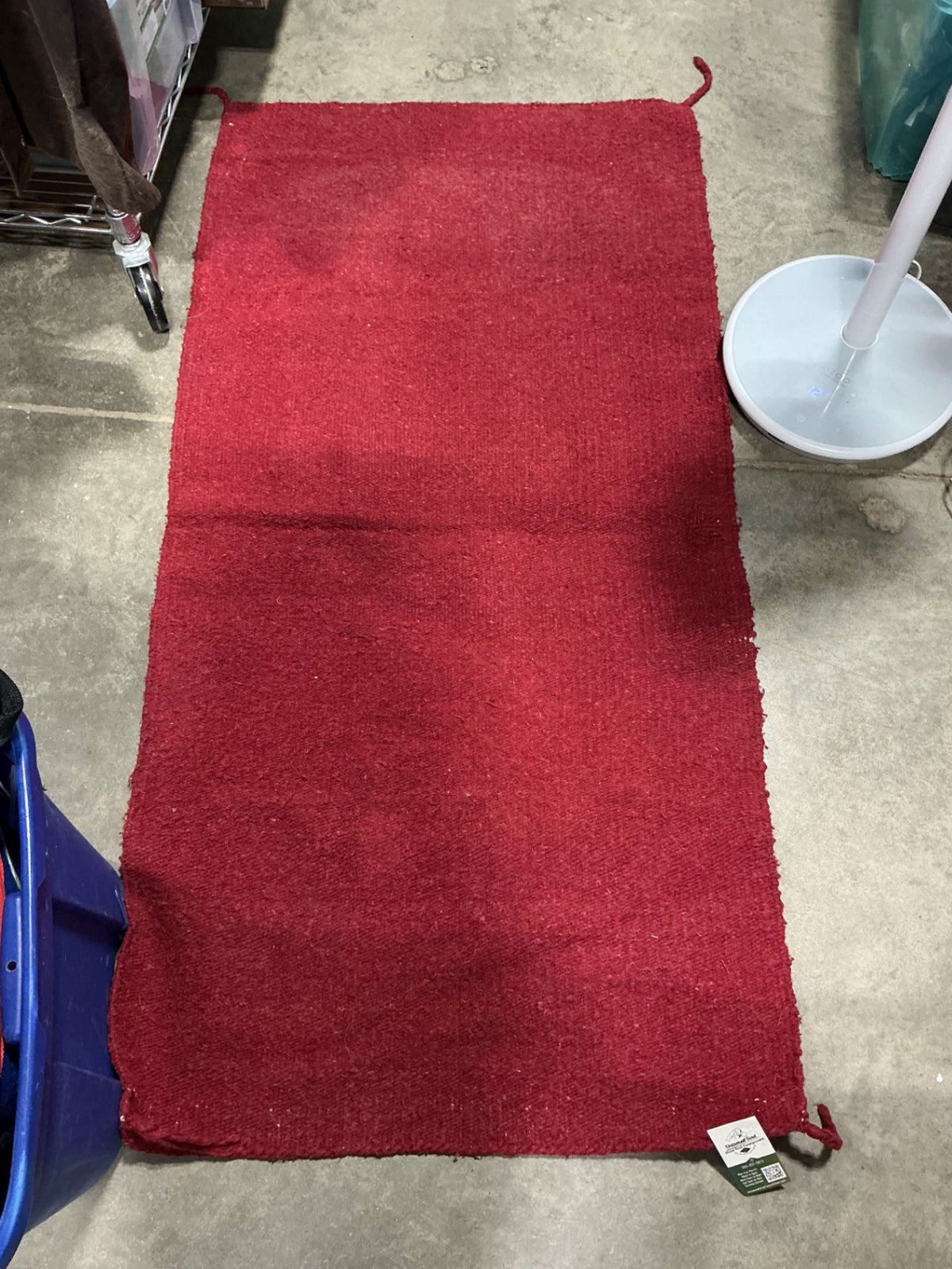 Western Saddle Blanket Maroon