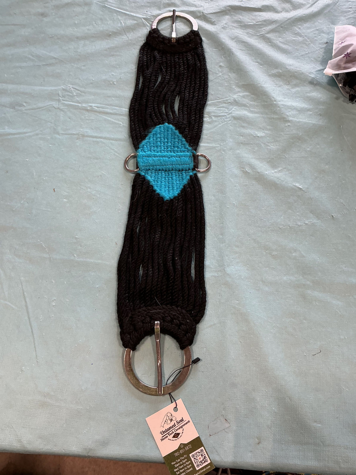 Western Cinch Black Turquoise 28"