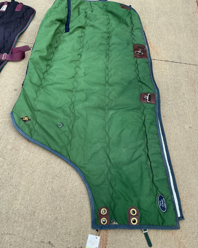 Winter Blanket 78" Green Big D