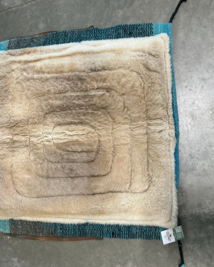 Western Saddle Pad Turquoise