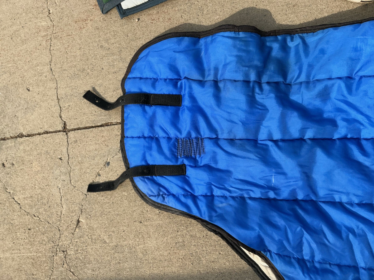 Winter light Blanket 79" Blue