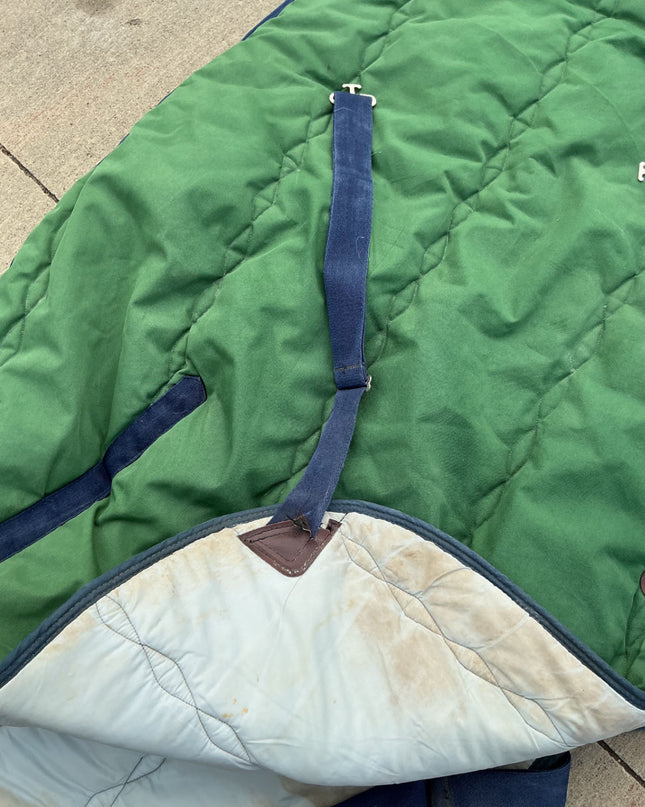 Winter Blanket 78" Green Big D