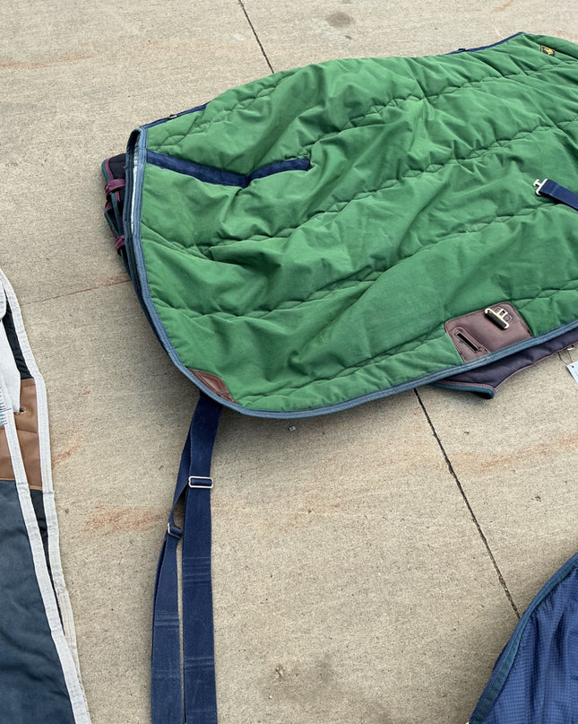 Winter Blanket 78" Green Big D