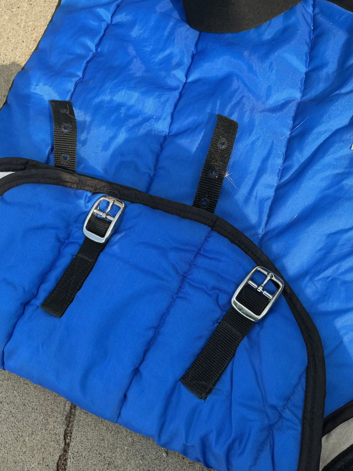 Winter light Blanket 79" Blue