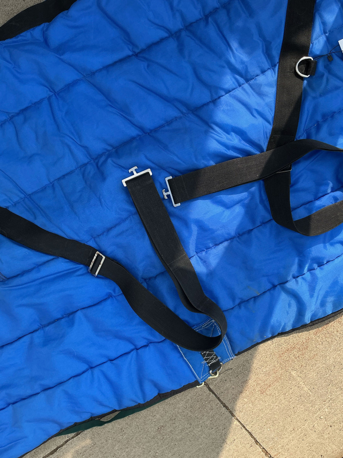 Winter light Blanket 79" Blue