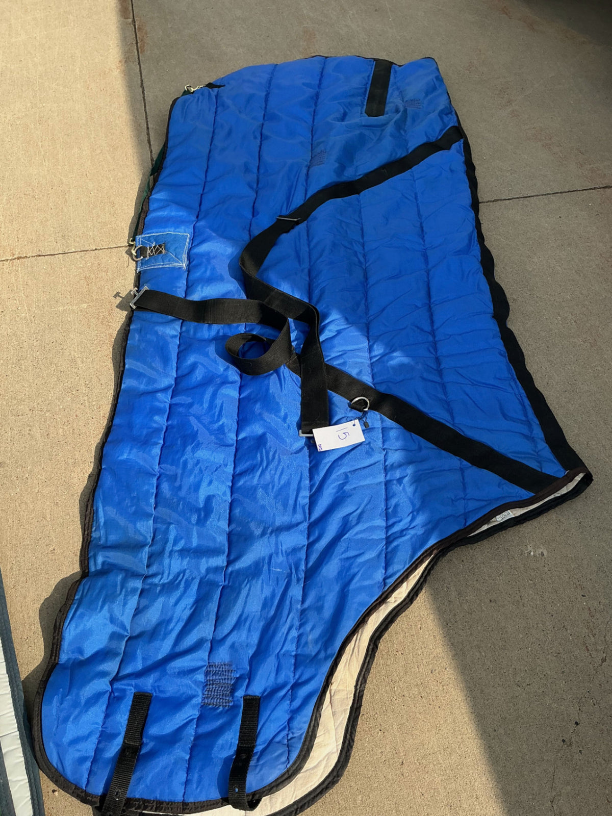 Winter light Blanket 79" Blue