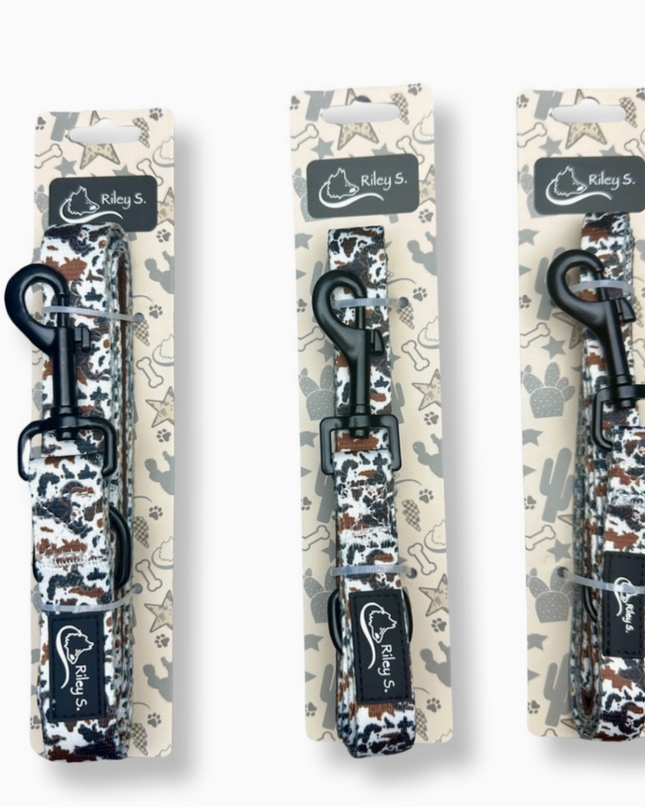 Riley S. Dog Leash: Cattle Drive / Medium