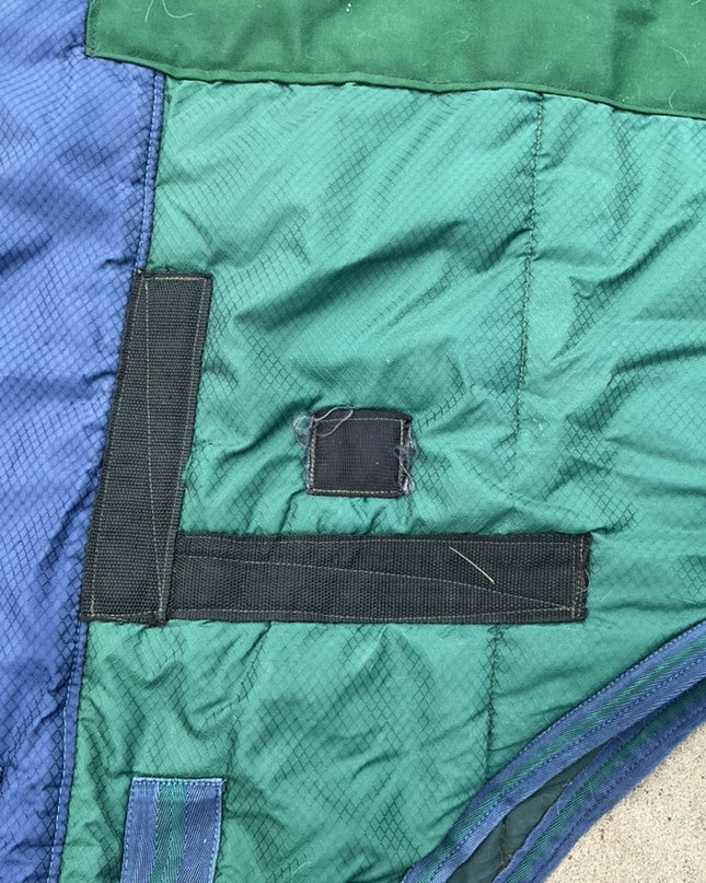 Winter Blanket 76" green/Blue