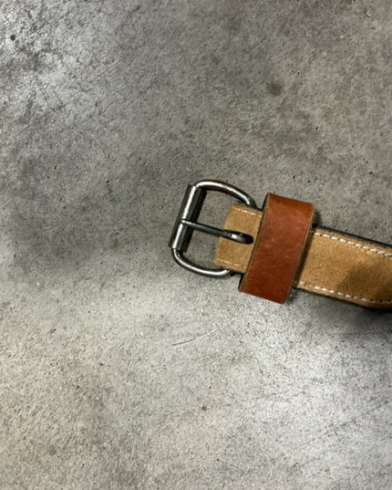 Western Flank Cinch & Billets Light Leather 